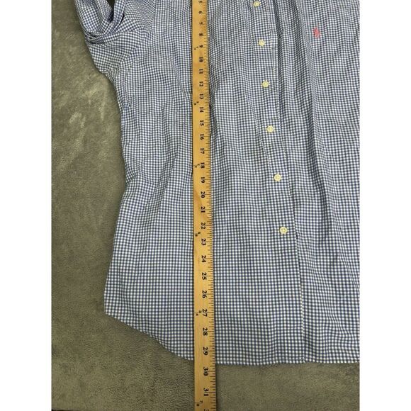 Ralph Lauren Long Sleeve Button Down Shirt Men's Size Large Blue - Picture 9 of 9